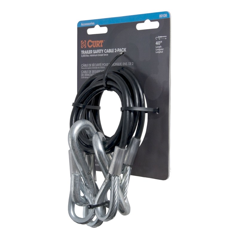 Nylon Coated Safety Cable Trailer Hitch Safety Chain