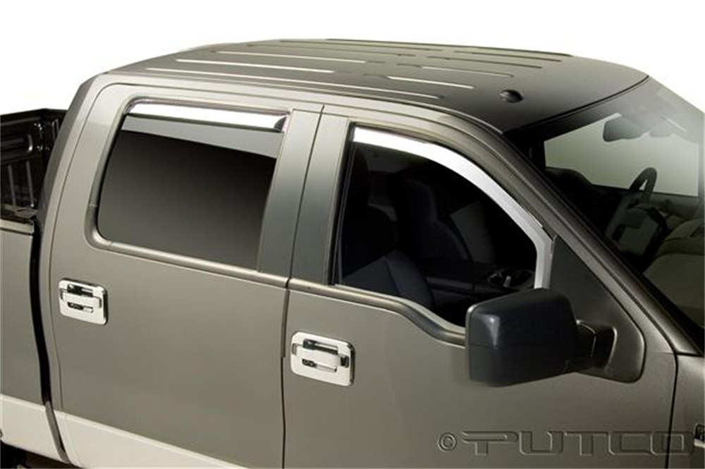 Putco Element Chrome Window Visors | SharpTruck.com